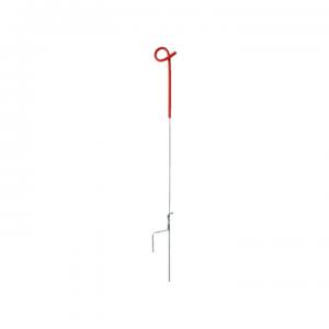 Hi Tensile Pigtail Crimped Red 760mm single wire